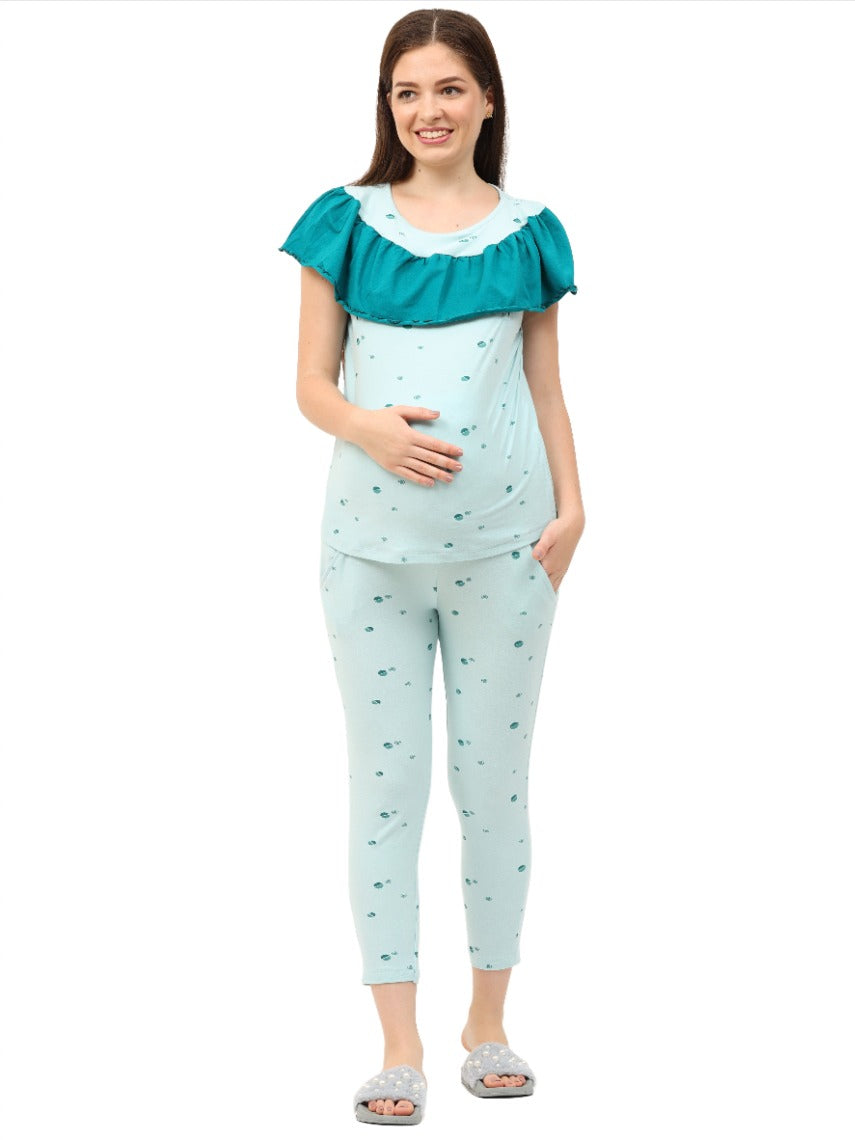 Maternity and nursing Night Suit