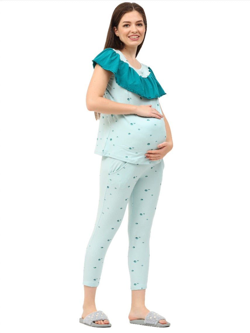 Maternity and nursing Night Suit