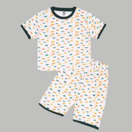 Night Suit / Ensemble Cloud Print