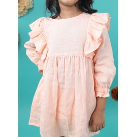 Frock Linen - Peach Parfait