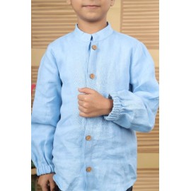 Linen Shirt - Blue